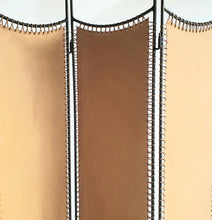 Load image into Gallery viewer, Leather folding room divider
