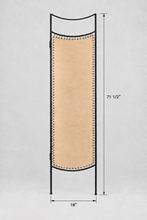 Load image into Gallery viewer, Leather folding room divider
